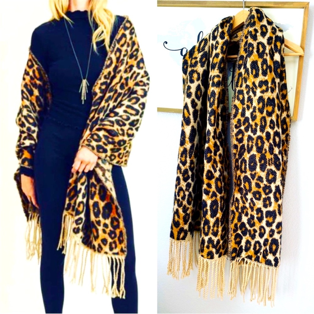 Leopard Blanket Scarf